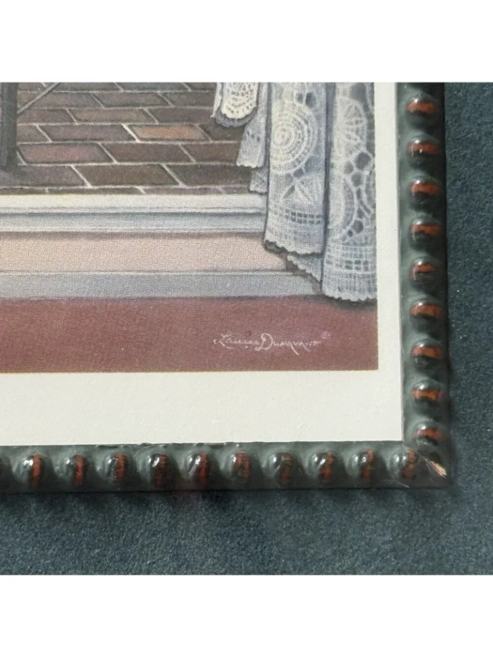 Louise Dunavant River Terrace Paint 11.5X9.5 Wood Frame Steamboat Mississippi TN